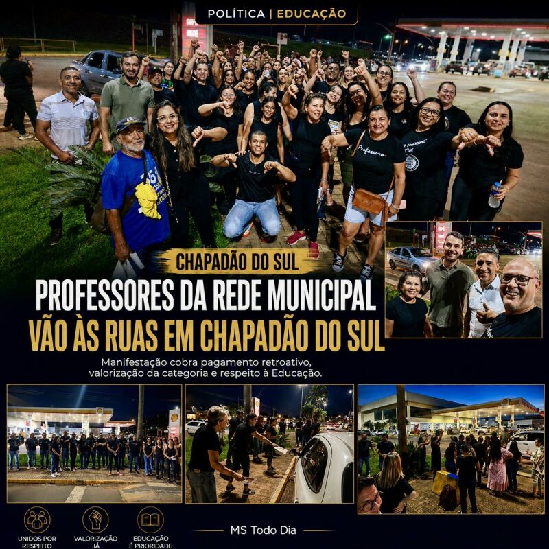 Imagem ilustrativa da matéria Com saldo milionário no Fundeb, professores questionam Prefeitura de Chapadão do Sul sobre atraso no retroativo